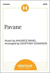 Pavane SATB choral sheet music cover